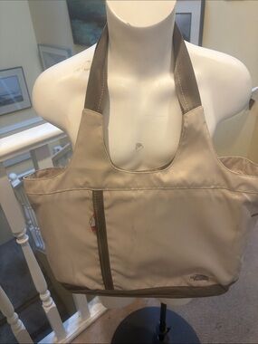 The North Face Beige and Brown Tote
